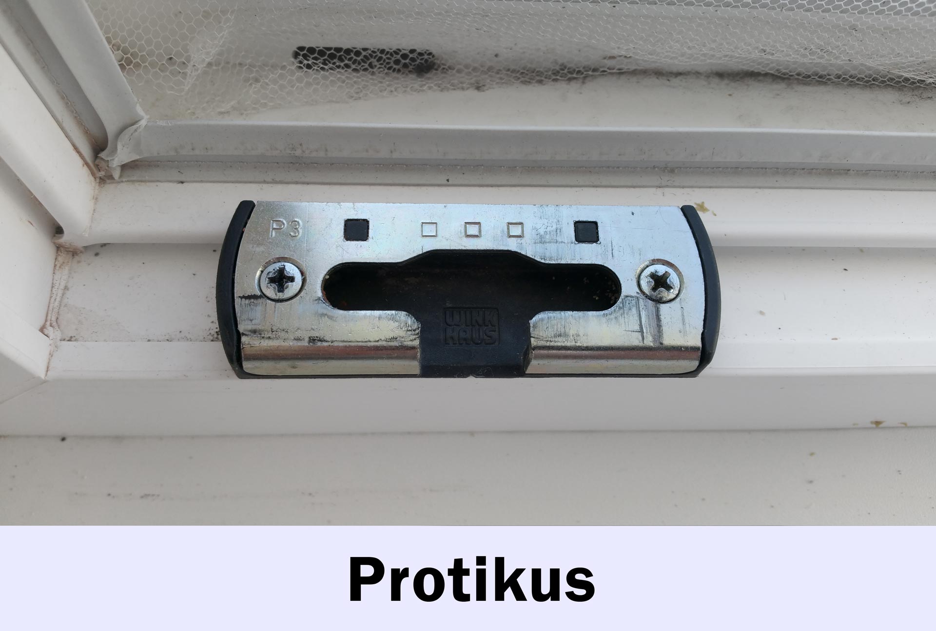 Kování plastových oken: Protikus Kování plastových oken: Protikus