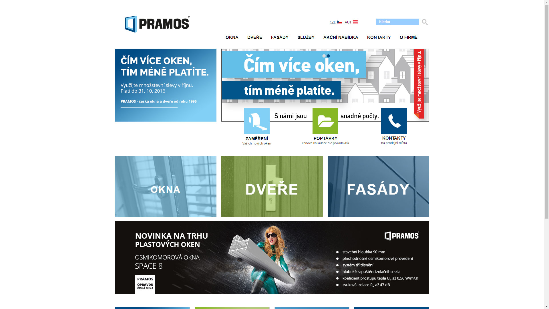 Pramos - web výrobce plastových oken